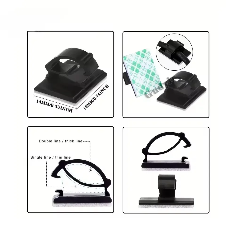 Adhesive Car Cable Charger Lin - огляд і ціна Cable Organizer