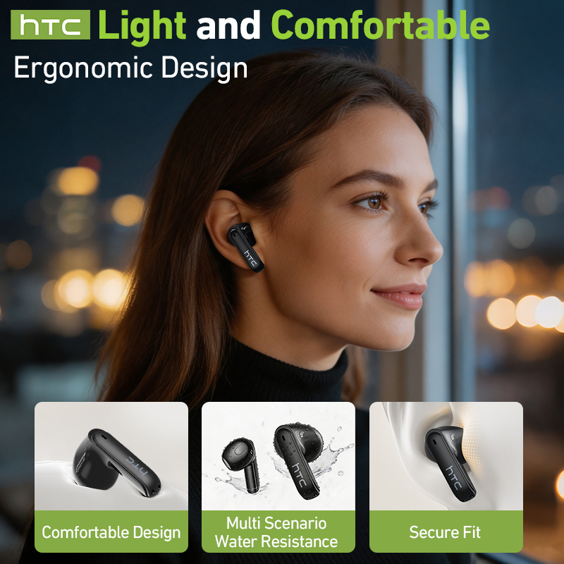 HTC NE94 Gaming TWS Earphones  - огляд і ціна Headphones Wireless