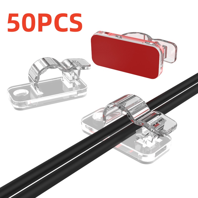 10/50PCS Cable Organizer Clips - огляд і ціна Usb Charger