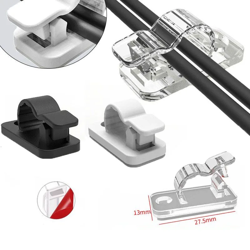 10/50PCS Cable Organizer Clips - огляд і ціна Usb Charger
