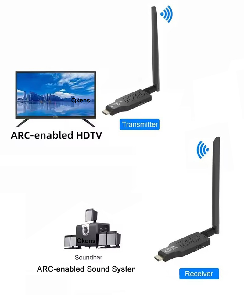 50M Wireless ARC Audio Transmi - огляд і ціна Hdmi Adapter