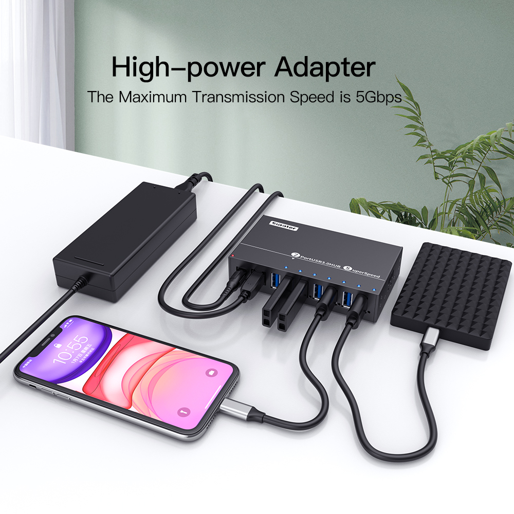 A-173 Sipolar 7 Port Usb Hub 3 - огляд і ціна Usb Hub